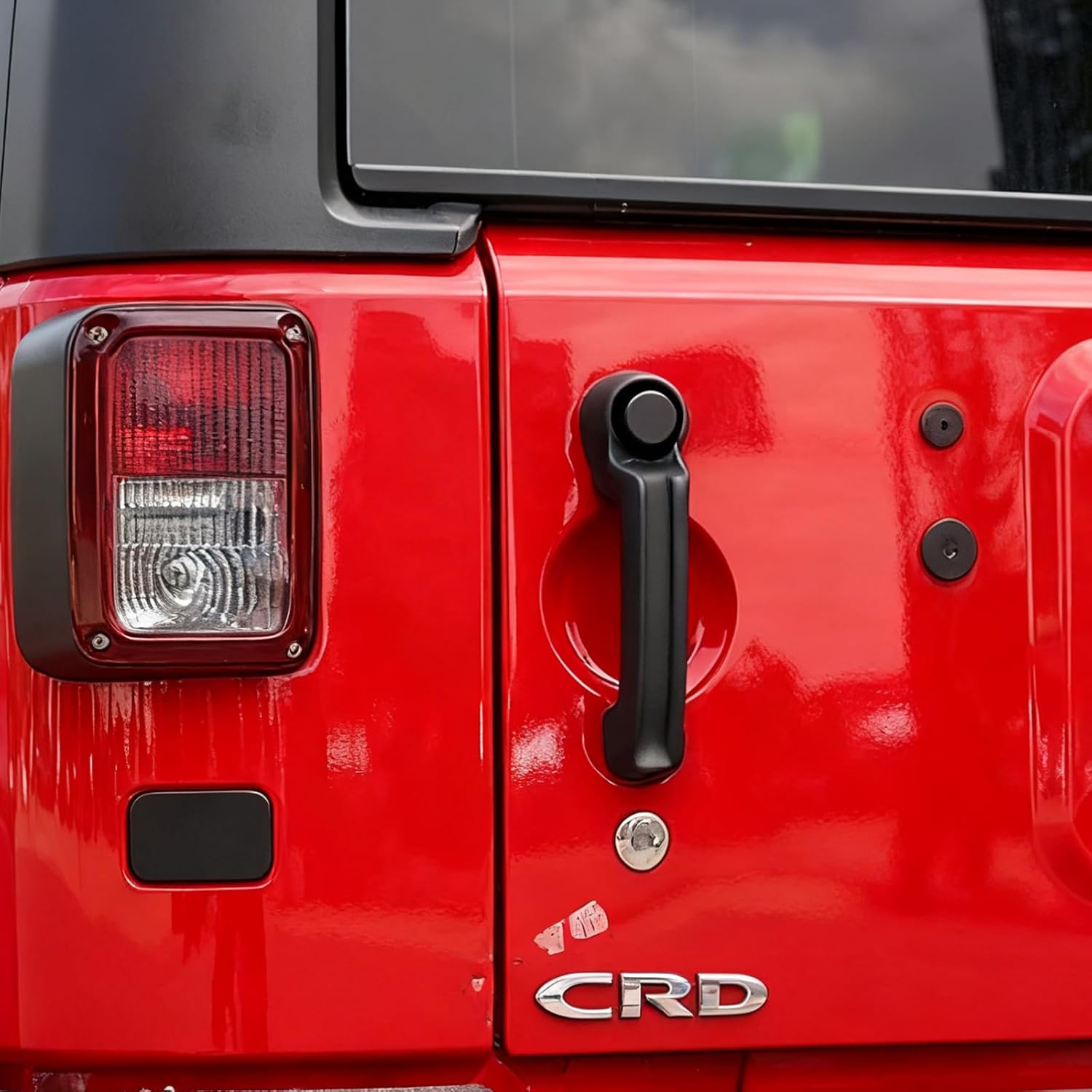 CousDUoBe Wrangler Tailgate Plugs, Rubber Plugs for Wrangler JK Models 2007 and Up (4 Pcs)