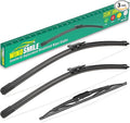 24" 21" 11" Windshield Wiper Blades Replacement by WINDSMILE