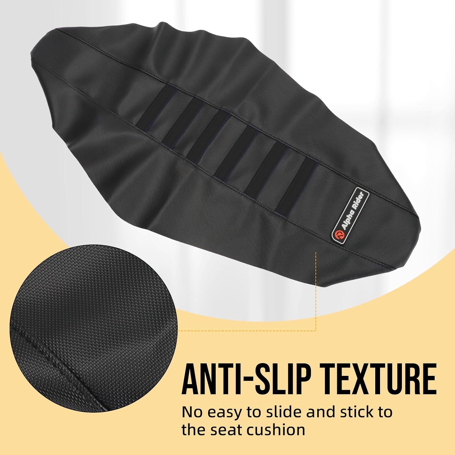Non-Slip Seat Cover for Talaria XXX E-Bike Electric Motorcycle All-Season Soft Seat Cover (All Black