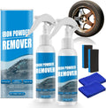 Automotive Rust Remover Spray, 2026 New Iron Powder Remover, Fast-Acting Iron Powder Remover Spray for Wheels, Rims, Metal, Safe on Most Automotive Finishes, Cars, Motorcycles (2Sets)