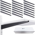 croblissful 20 pcs adjustable shelf brackets for double, main product view