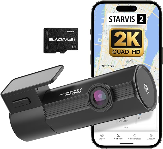 BlackVue Elite 8-1CH Dash Cam – 2K QHD Front Camera