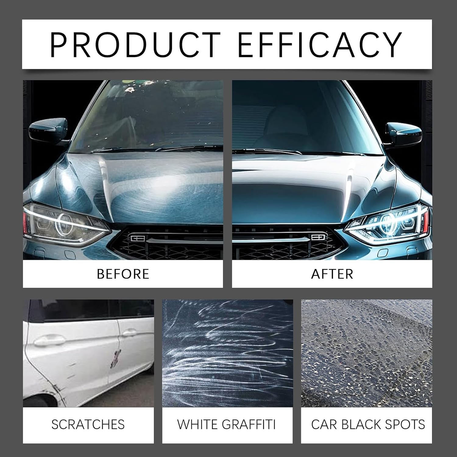 100ML PTZ Crystal Serum – Advanced Graphene Ceramic Coating for Cars,9H Graphene Coating for Auto Car Detailing (2PCS)