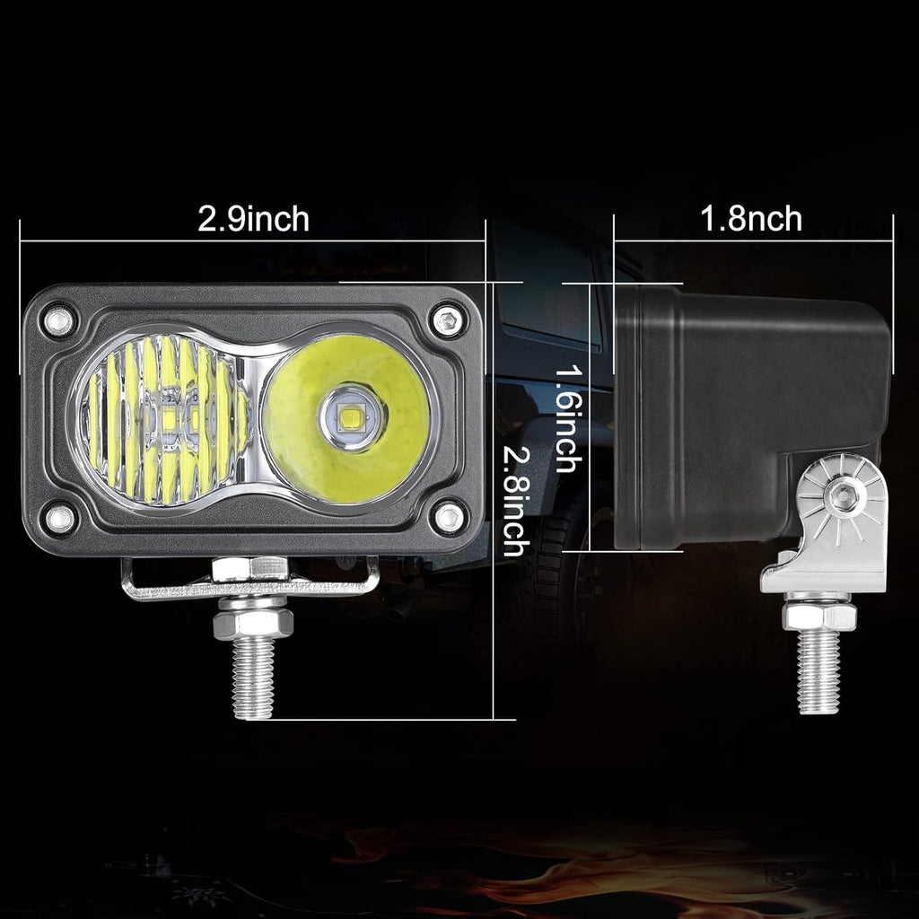 3 inch driving lights led pod light cube shown in use