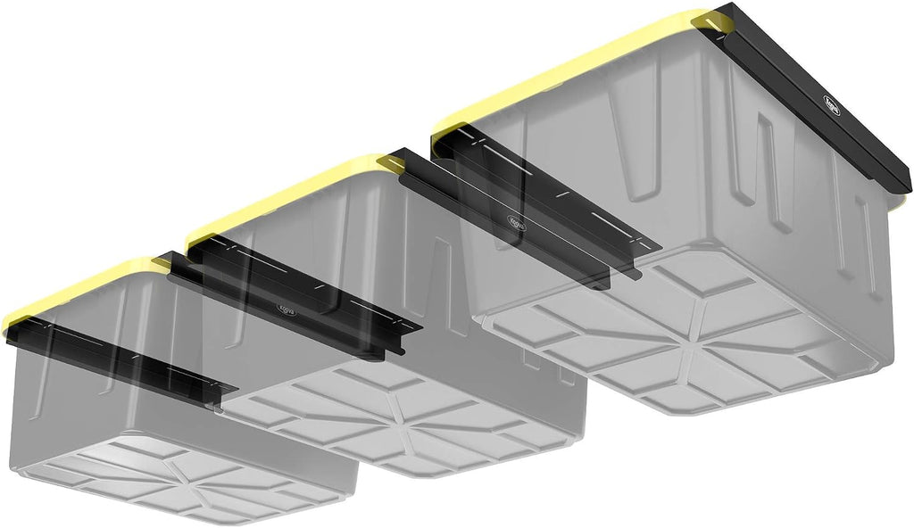 Koova Overhead Bin Rack for Three Bins | Overhead Garage Storage Rack to Mount