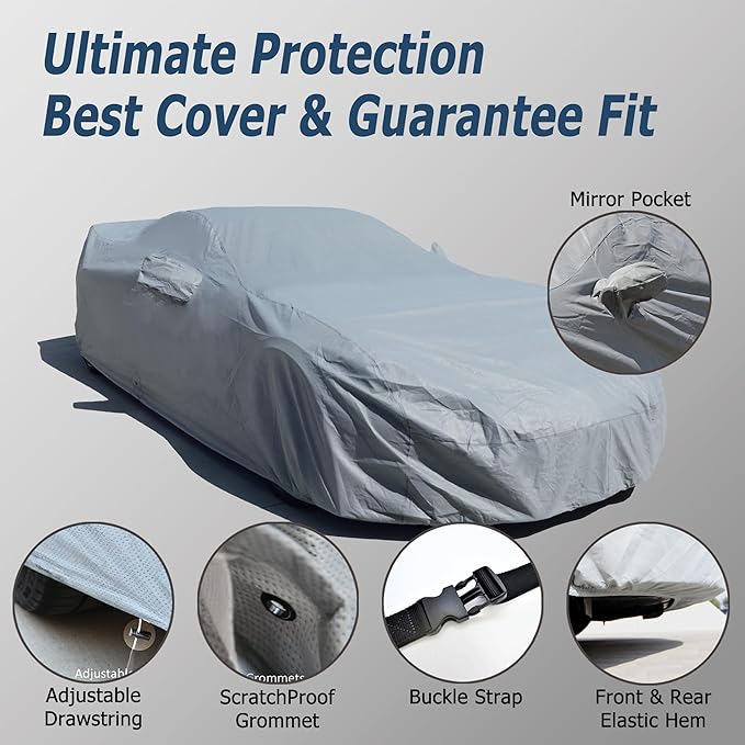 All Weather Waterproof car Cover Good - Image 3