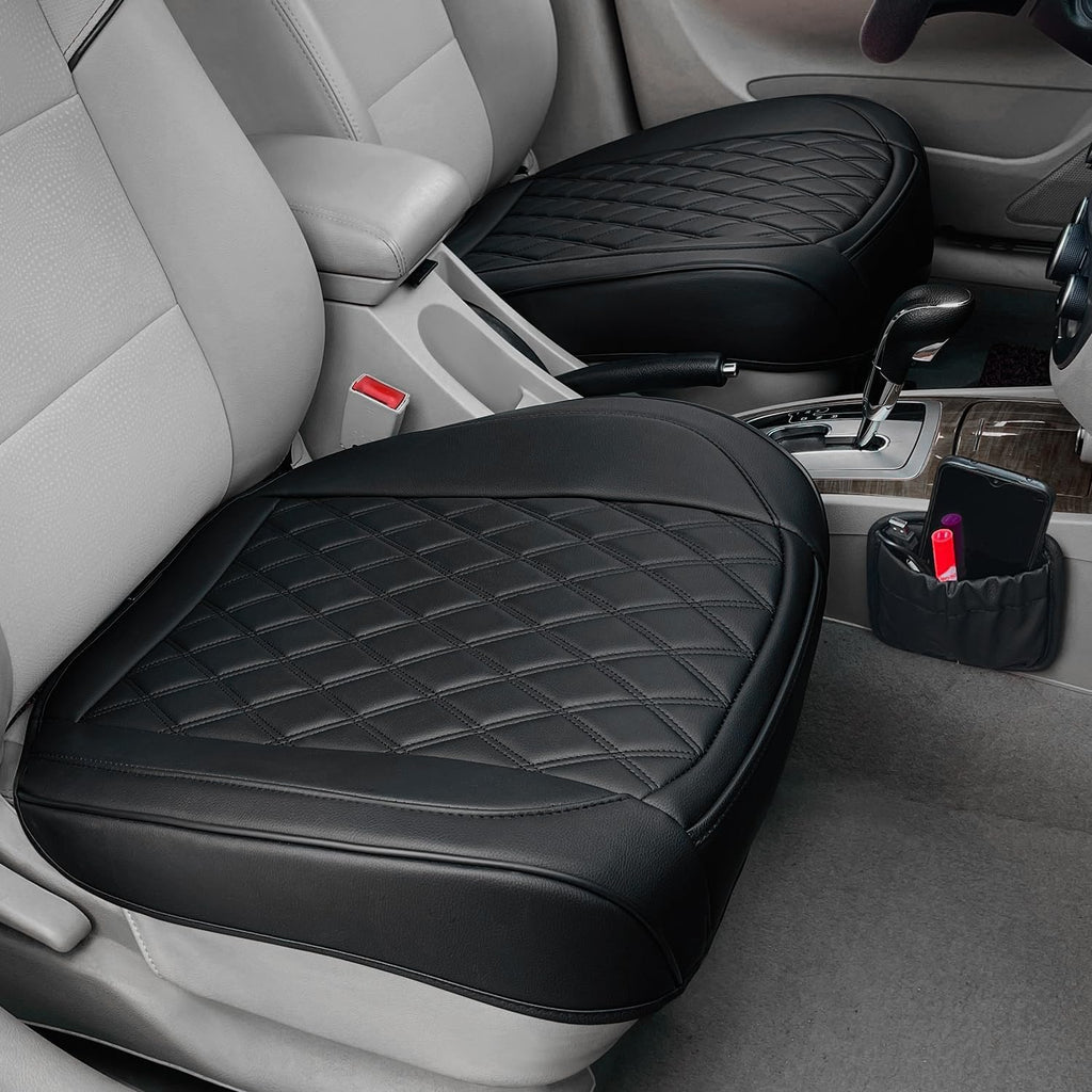 beitk 2 pack leather front car seat bottom, main product view