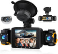 4 Channel Dash Cam Front and Rear Inside Left Right, 2.4 Inch 1080P Dash Camera by AMprimeCarStereoRadio