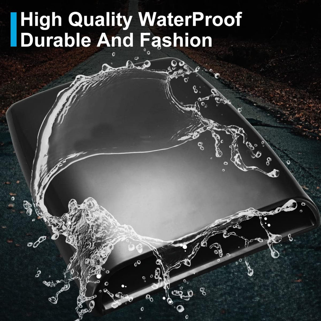 Universal Car Air Flow Decorative Intake Hood Scoop Turbo Bonnet Vent Cover (Black)
