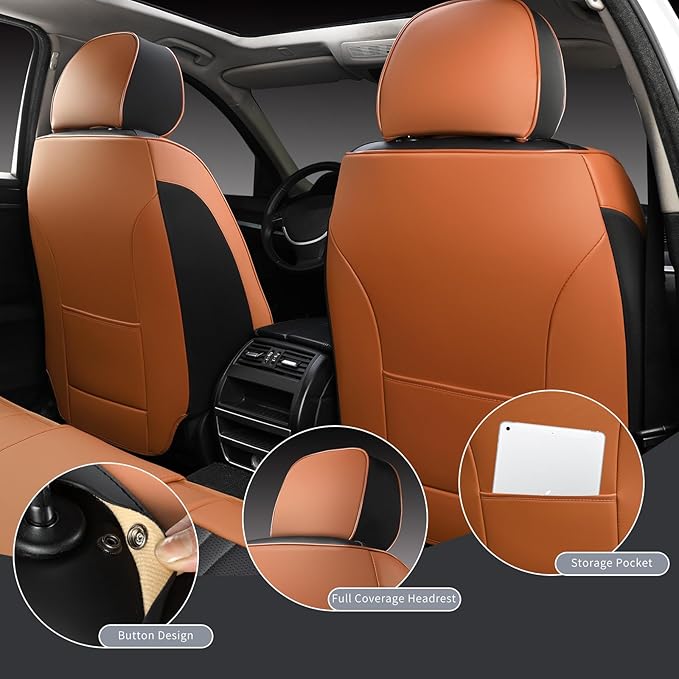 Car Seat Covers Front Seats, Car Seat Protector Waterproof, Car Seat Cushion - Image 3