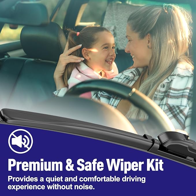 AJK Wiper Blades for Hyundai Tucson 2010 2011 2012 2013 2014 2015, 2 Piece All - Image 3