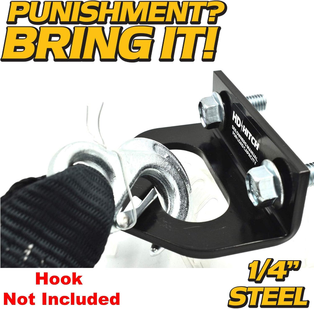 Universal Tow Hitch 1/4"(6mm) Thick Heavy Duty Steel Fits Exmark Lazer-Z Next LazerZ X Series, Toro ZMaster Hustler Super Z FasTrak Sport X One ZR7 Z4 Mini Z ATZ Zero Turn Mower, Hardware Included