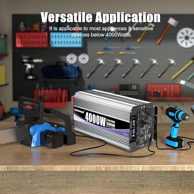 4000 Watt Power Inverter, Car Inverter 12V DC to 110V/120V AC Converter - Image 7