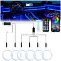 livtee smart car led interior lights with usb, main product view