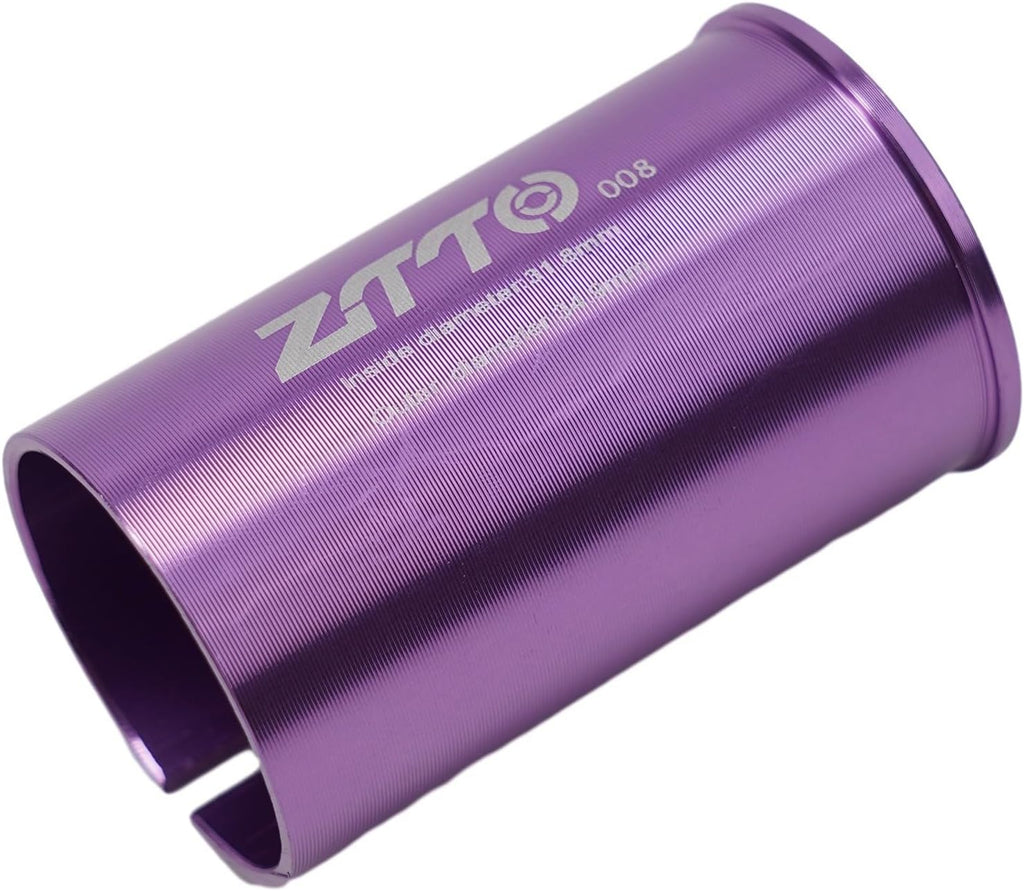 Bicycle Seat Post Reducer Adapter Sleeve Tube Shim for Seatpost Conversion Made with CNC Aluminum Alloy