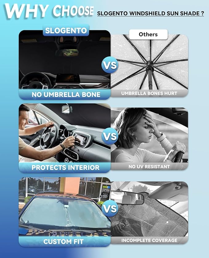 Windshield Sun Shade Car Sunshade - Image 6
