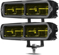 deri 6 inch led light bar, 2pcs yellow, main product view