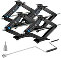 Kohree 6500lbs Heavy Duty RV Stabilizer Jacks 4 Pack, 24 Inch Leveling Scissor Jack for Travel Trailer Camper, with Crank Handle and Drill Bit
