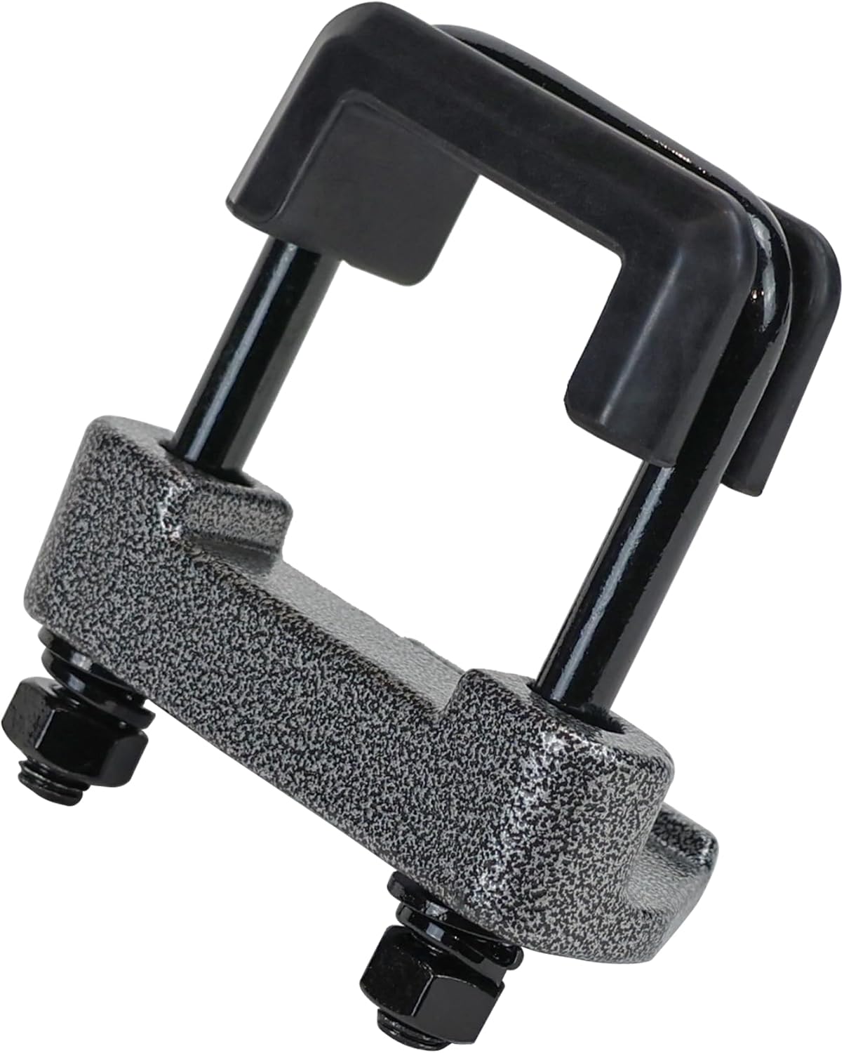Autekcomma Anti Rattle clamp Hitch Tightener, Stabilizer for 2" Trailer Hitches, Anti-Rust Triple Protective Rubber Isolator, Reduce Movement & Noise, for Bike Rack, Matte Black Hitch