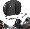 KEMIMOTO Motorcycle Backrest Bag Rider Backrest Organizer Driver Back Rest Organizer Kit Compatible With Touring Softail CVO Road Glide Limited Tri Glide Rider Back Rest Seat Pocket