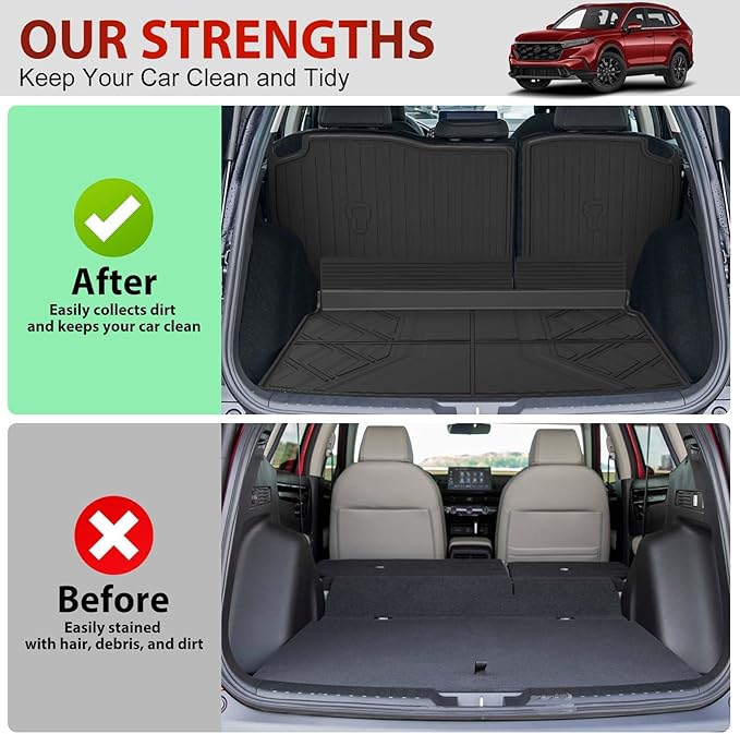 Floor Mats Fit for Honda CRV 2023 2024 2025 2026 All Models - Image 3