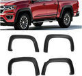 ALMULOO 4Pcs Fender Flares Compatible with 2015-2021 Chevy Chevrolet Colorado w/ 5.1' Short Bed Wheel Arch Covers Plastic(PP) Textured Black