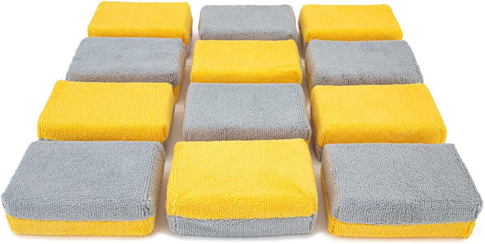 Autofiber Thick Ceramic Coating Applicator Sponge | 12 Pack |