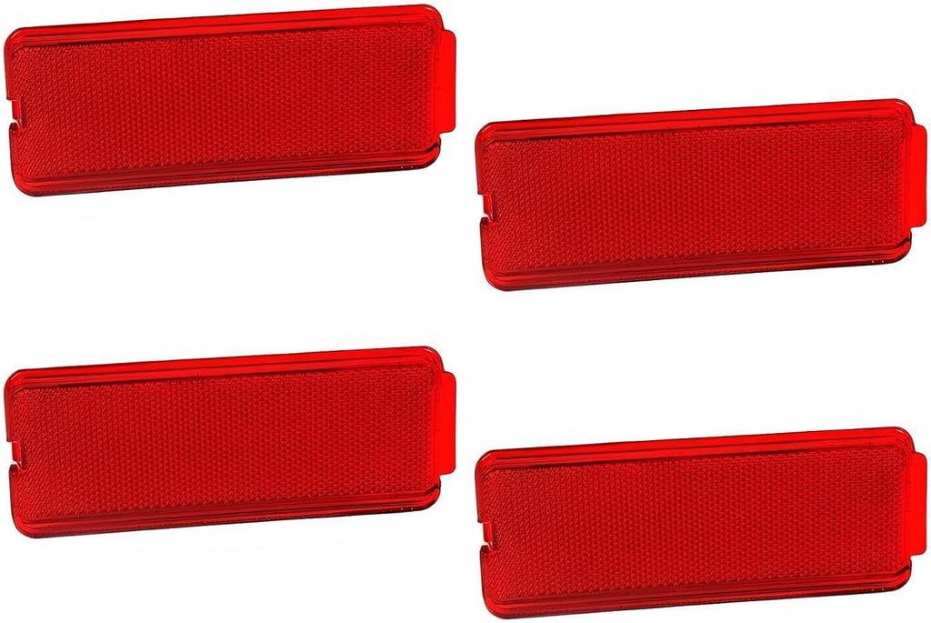 Left+Right Door Panel Reflector Interior Compatible For Ford Model - 4 Pack | Interior Door Reflectors Package Includes: 4 x Interior Door Reflector, Part Number: TRA979438