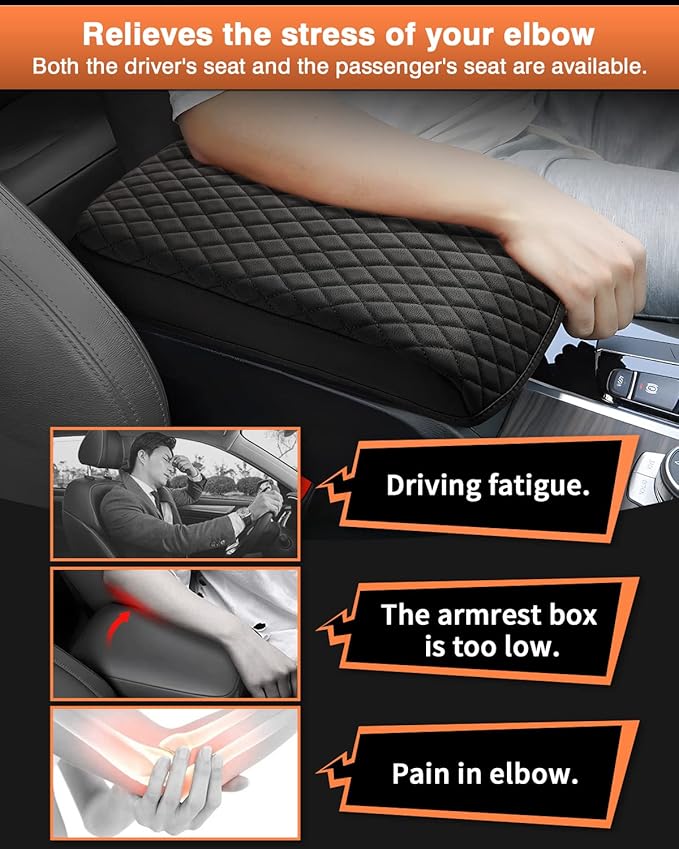 Shademax BMW X3 Center Console Cover, Armrest Cover Cushion Pad - Image 5