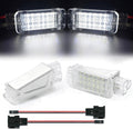 2Pcs Footwell Under Courtesy Light Luggage Glove Box Lamps, for, 911 997, for Carrera, for, for Boxster 987 Cayman 981 car Interior footwell Lights(Passion Red 1)