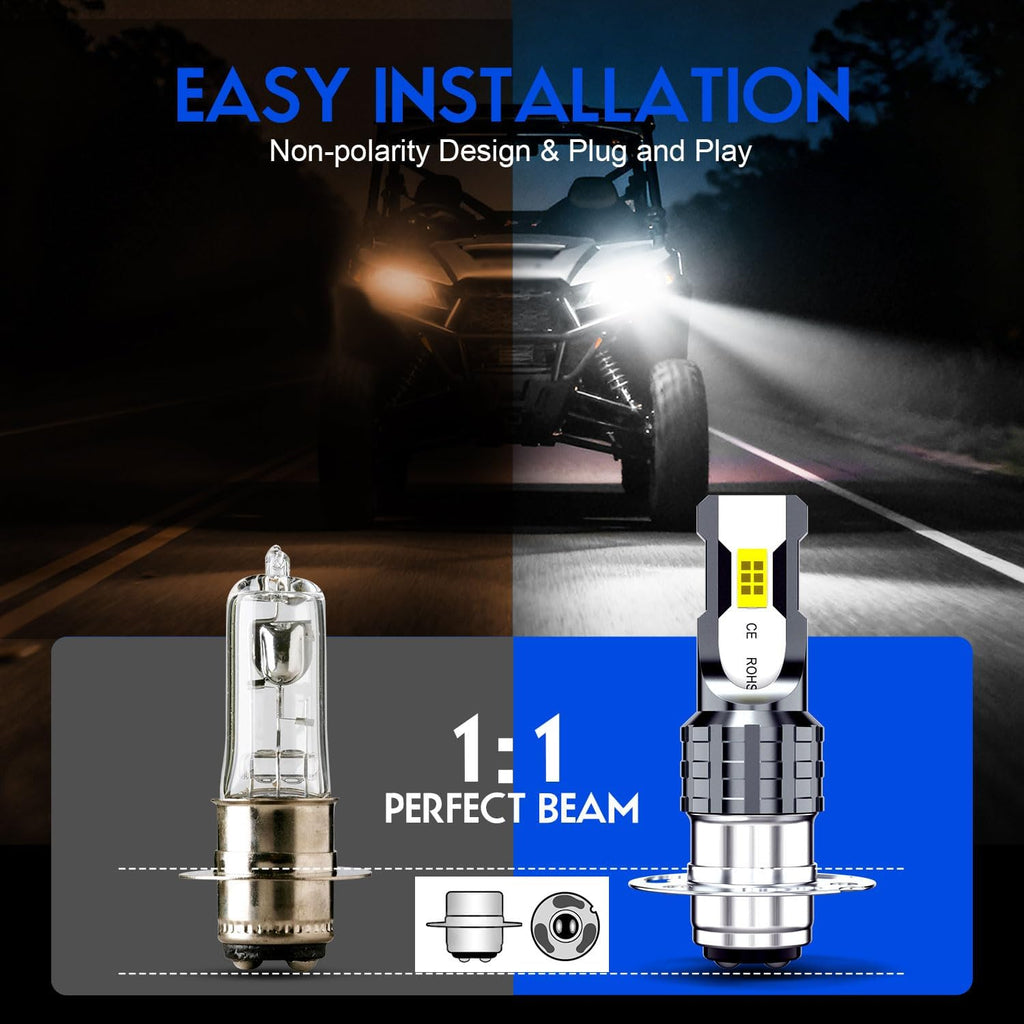 Work Lights Compatible for Kubota L185 L235 L245 L295 L305; 32150-33840, Powersports Tractor Lights, 500% Brighter Bulbs 6000K White 55W, Plug n Play, 2-Pack