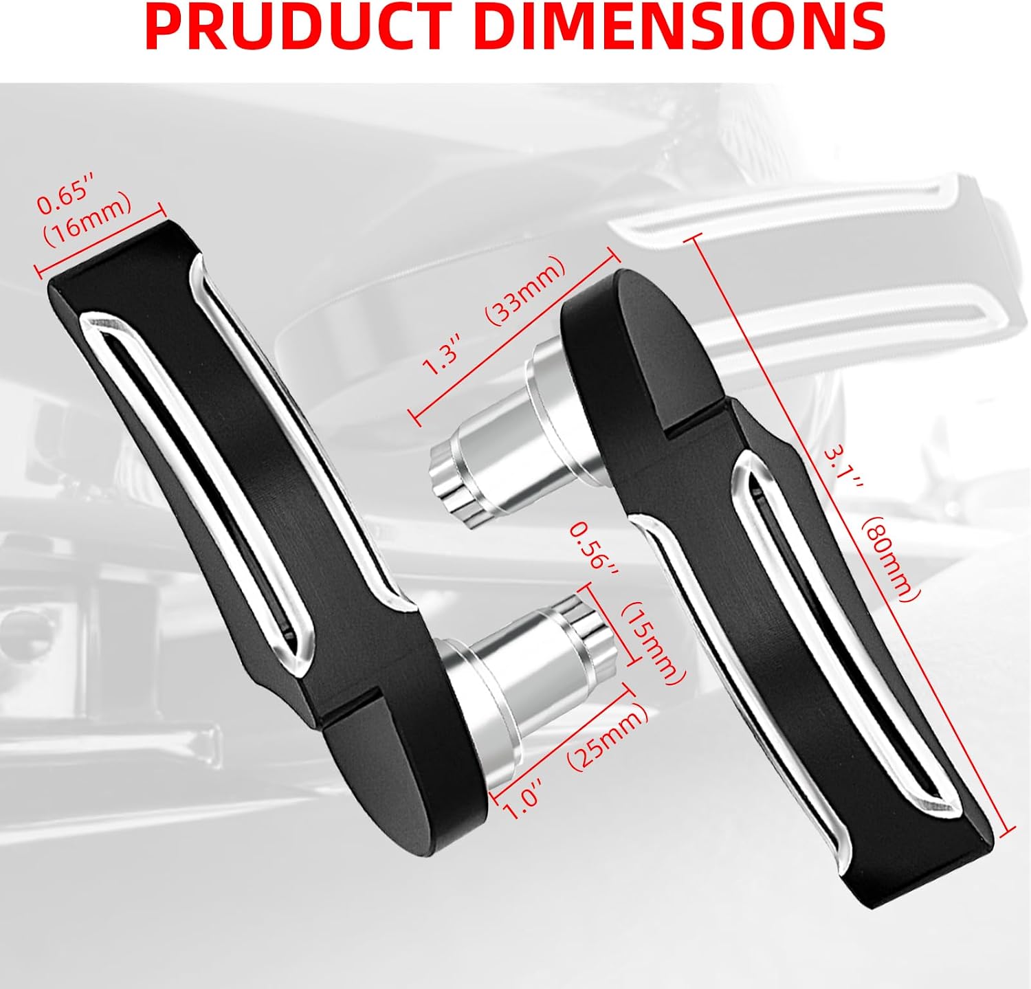 Amazicha Black Saddlebag Lid Lifters Saddle Bag Latch Kit fit for Harley Davidson Touring Street Glide, Road King, Road Glide, Electra Glide, Ultra Limited, FLHR FLHT FLHX FLHTK 2014-2024