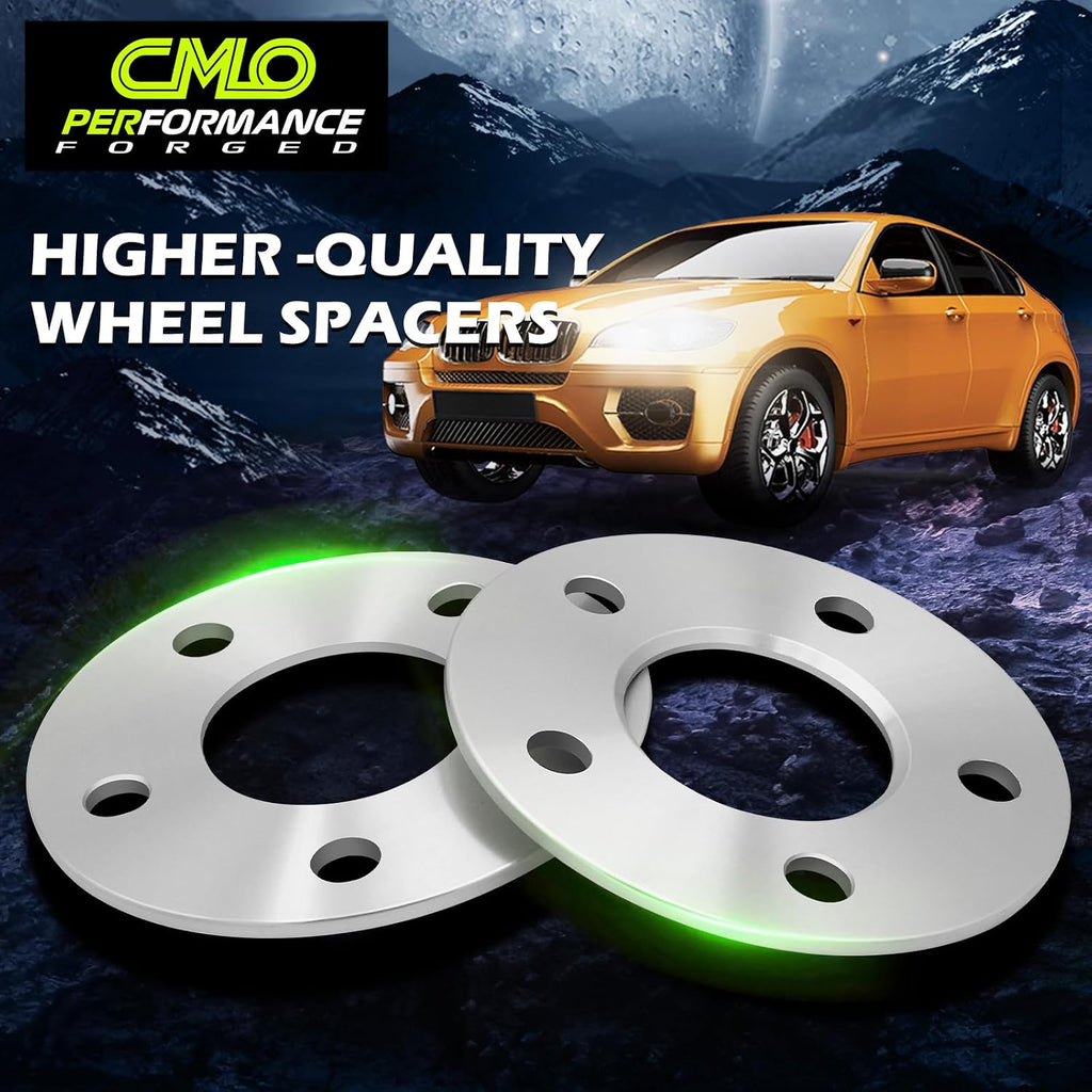 5mm (3/16") Wheel Spacers Hubcentric 5x4.75 Compatible For Camaro 1982-2002, Corvette 1984-2019, Blazer 1987-2005, S10 1982-2004, Pontiac Firebird 1982-2002, Trans Am 1984-1997 (2pc 70.3mm)