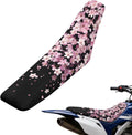 Dirt Bike Seat Cover PU Seat Cover Scratch-Resistant for E Dirt Pit Bike Ebike Motocross Motorcycle Enduro KX KLX 65 80 85 100 110 250 450, Pink Cherry Blossoms