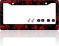Red Blood Drop License Plate Frame Blood Spatter License Plate Holder by TINALUIN