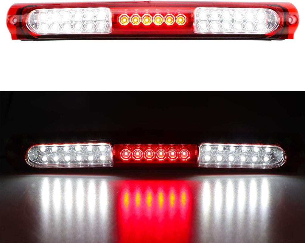 LED Third 3rd Brake Light Fit for Ford F150 1997-2003 / F-150 Heritage 2004 Rear Cargo Light Stop Lamp High Mount Light (Red)