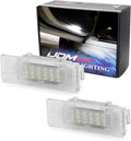 iJDMTOY Xenon White LED Step Courtesy Lights Compatible With BMW E39 5 Series, E53 X5, Z8, Powered by 3W 18-SMD LED Lights, Replace OEM Footwell, Side Door Lamps