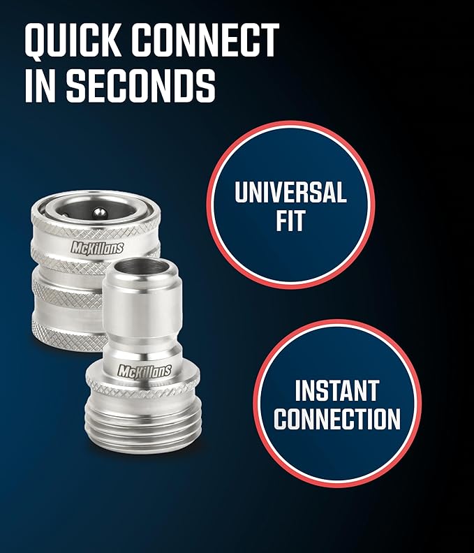 McKillans® Water Hose Quick Connect 3 Pack - Image 4