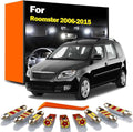11Pcs LED Interior Dome Map Trunk Glove Box Light Kit, for Skoda Roomster 2006 2007 2008 2011 2012 2013 2014 2015
