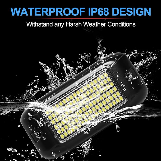 Nicoko 108 High-Power LEDs per Pod 4Pods Pure White Rock Lights Ultra-Bright - Image 3
