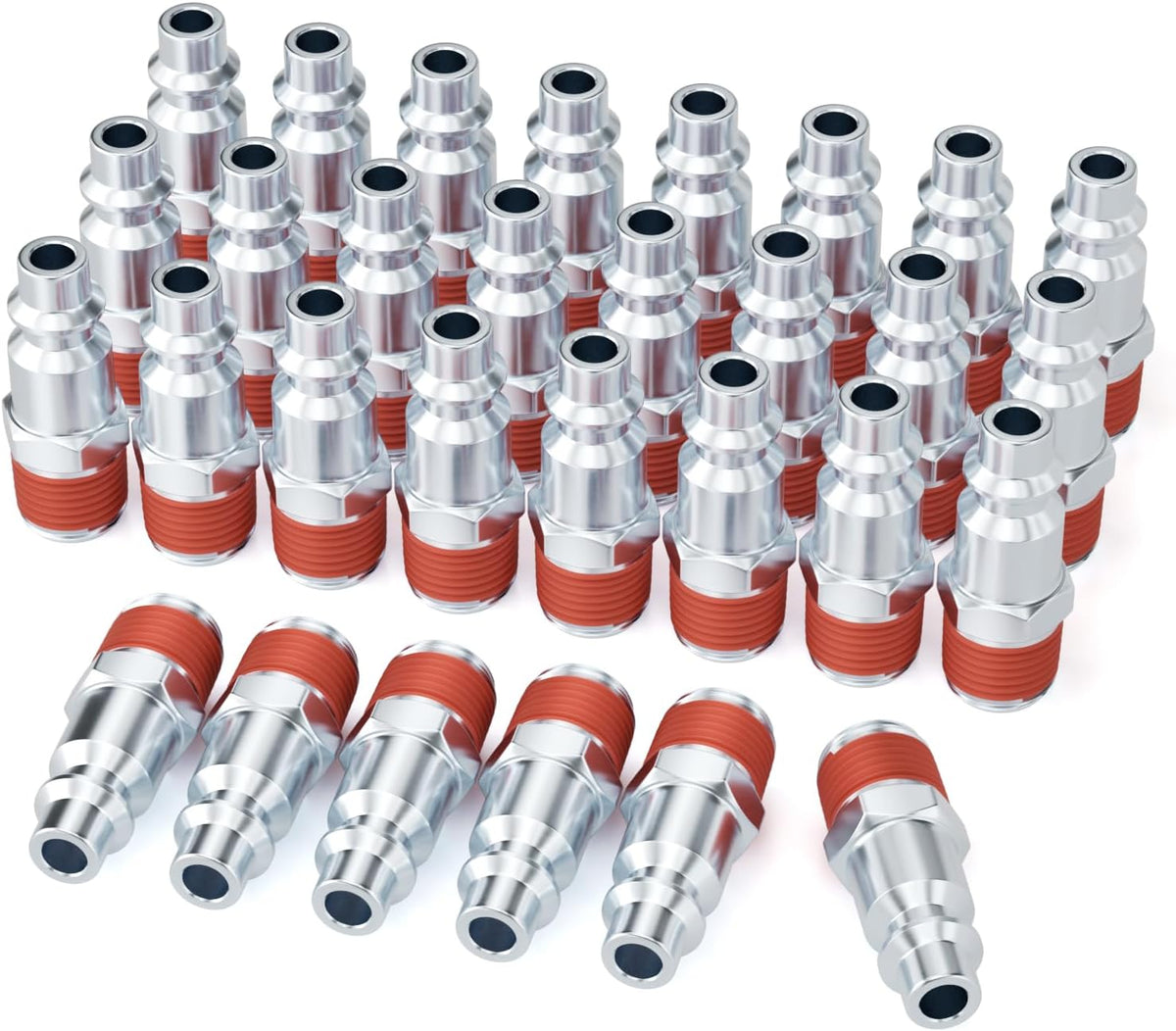 gasher 30pcs 3/8" mnpt x 3/8" flow industrial, main product view