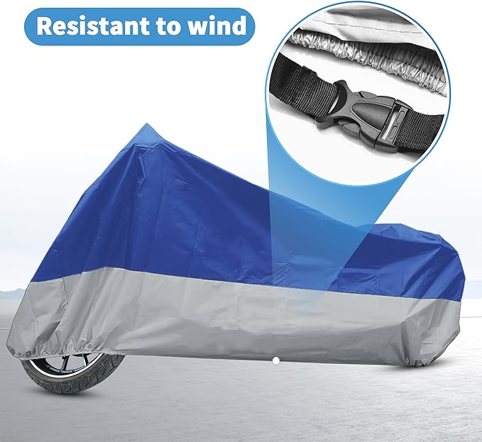 X AUTOHAUX Motorcycle Cover for Harley Davidson for Honda for Suzuki All Season - Image 5