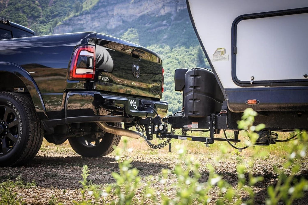 Weigh Safe True Tow Middleweight - Weight Distribution Hitch - Ball Mount Hitch with Anti-Sway Technology - 10" Drop, 2.5" Shank, 8,500-lb Towing Capacity & 1-Piece Lock