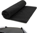Car Roof Rack Pad, 39" x 47" Anti-slip Scratch-resistant PVC Cargo Storage Rug Mat, Cuttable Breathability Paint Protective Liner, Universal for Roof Rack Trunk Floor (Black)