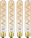 Dimmable T10 LED Bulbs, Warm White 2200K Amber, 7.3inch Long Tubular Light Bulb by LEOOLS