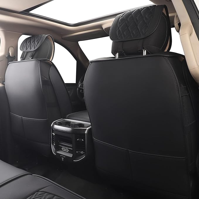 JOJOBAY Car Seat Covers for Dodge Ram Full Set, Fit Ram 2009-2025 - Image 2