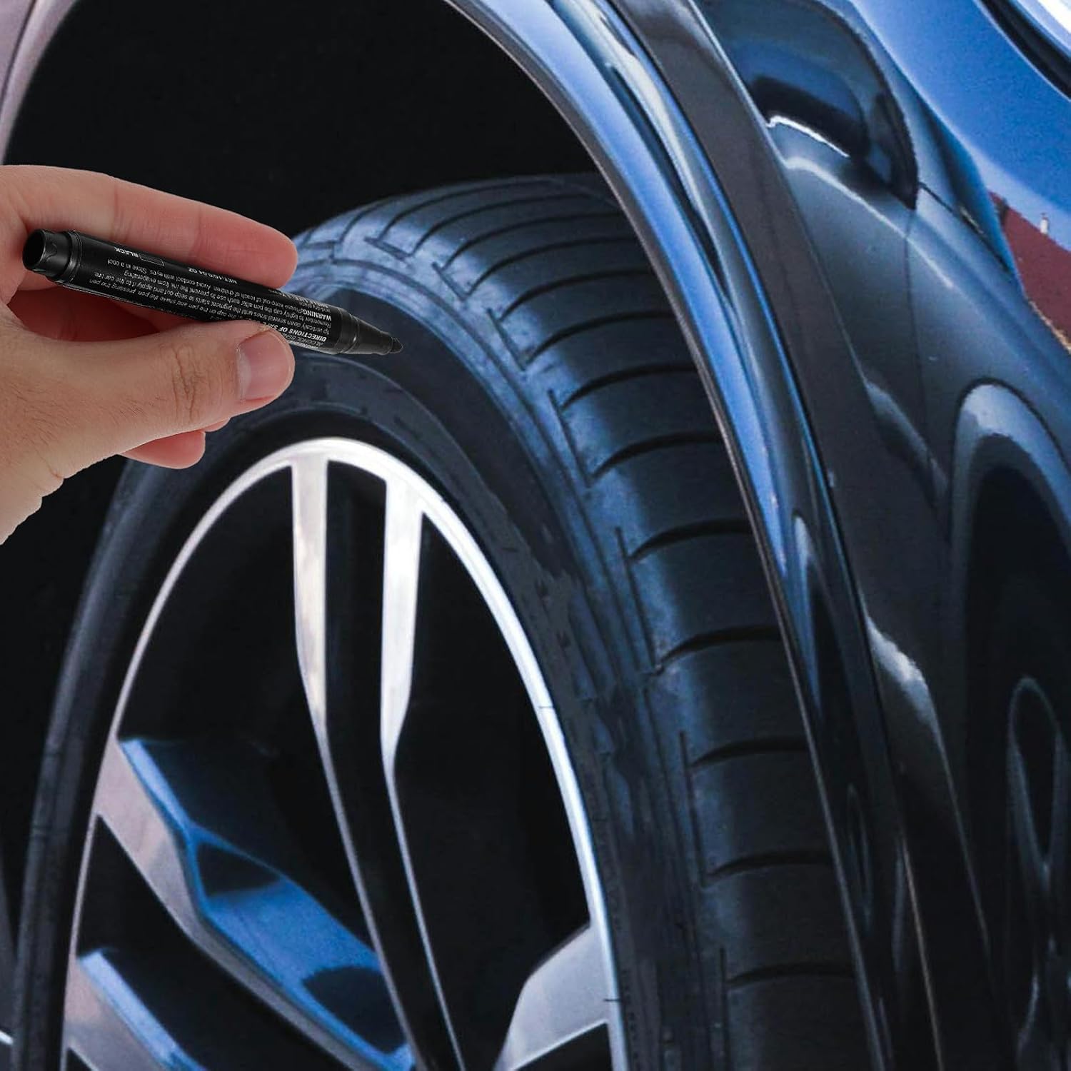 YARNOW Tire Marker Pens Water-based Sturdy Paint Pen Set for Car Tires 3pcs Easy to Use and Creative Drawing and Graffiti