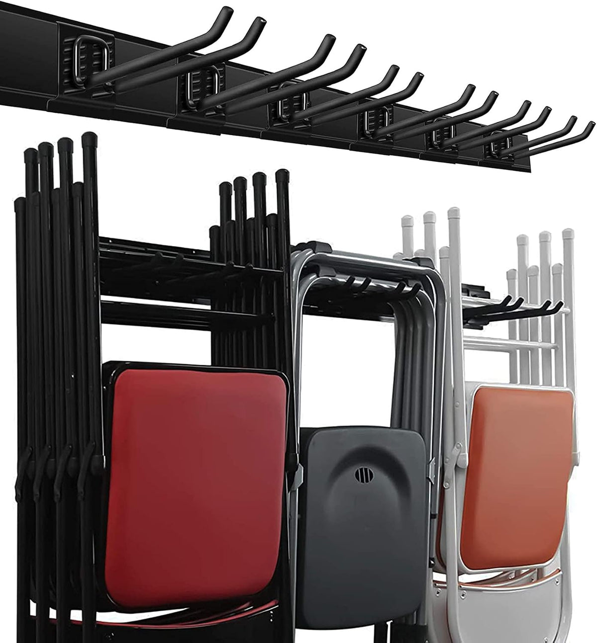 wallmaster garage storage organization wall mount folding chair, main product view