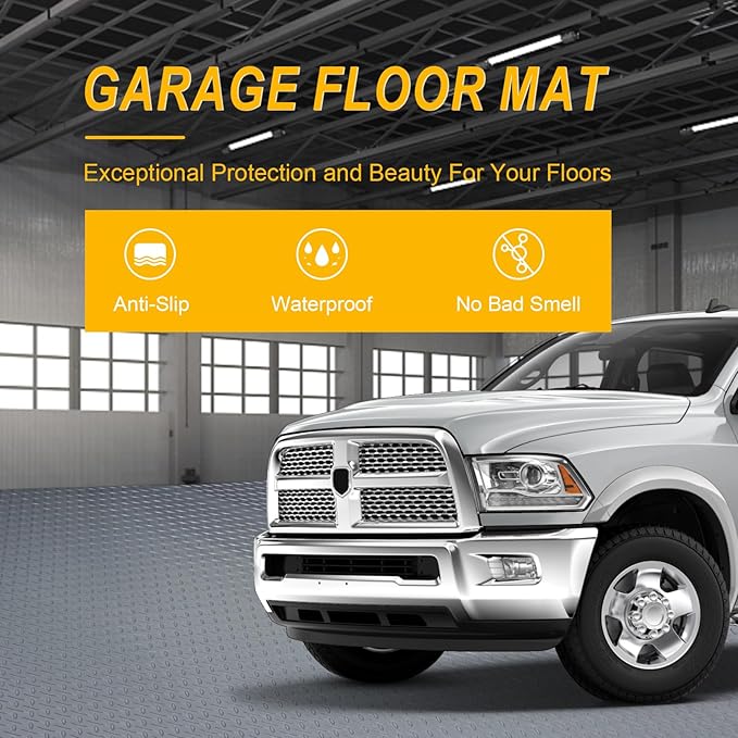 7.5x25 FT Garage Floor Mat, 2.8mm Thickened Flooring Roll - Image 4