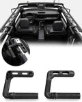 JROAD Bronco Aluminum Grab Handles Roll Bar Non-Slip Grip HandlesCompatible with Ford Bronco 2021-2025 Front Or Rear Seat 4 Door Soft/Hard Top,Bronco Raptor Interior Accessories （2PCS/Black）